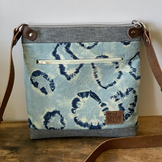 Upcycled Denim Crossbody Bag