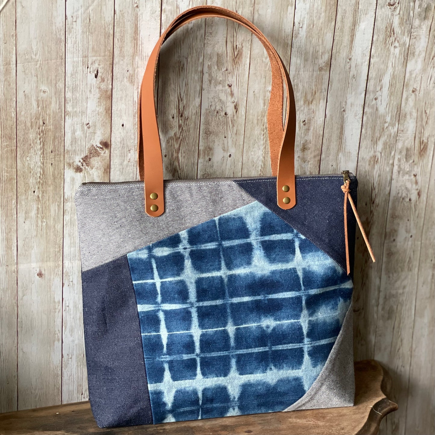 Upcycled Denim Tote Bag