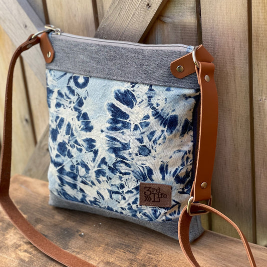 Upcycled Denim Crossbody Bag