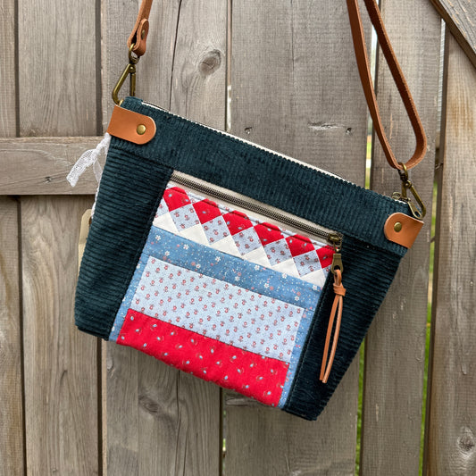 Cosy Calico, Corduroy Crossbody