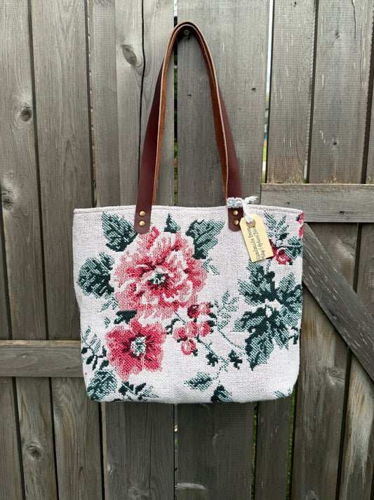 Cottage Rose, Tapestry Tote