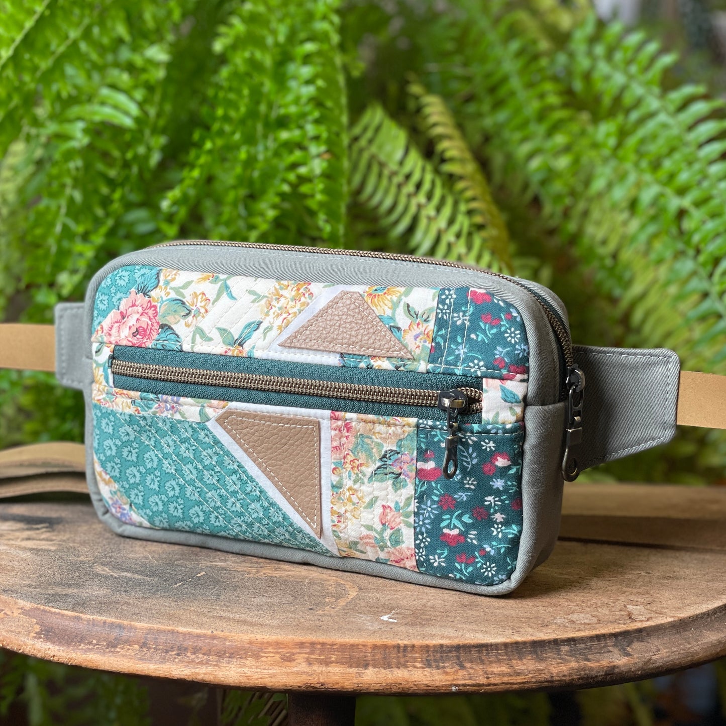 Upcycled Quilt Fanny Pack