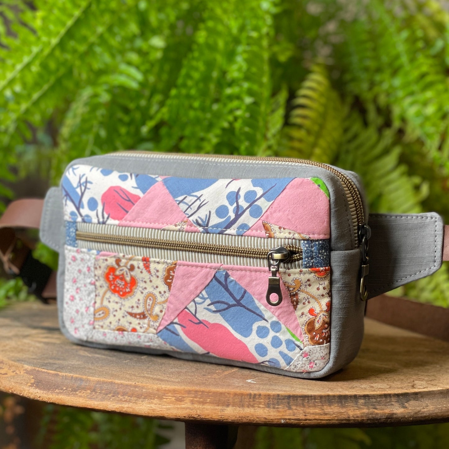 Upcycled Quilt Fanny Pack