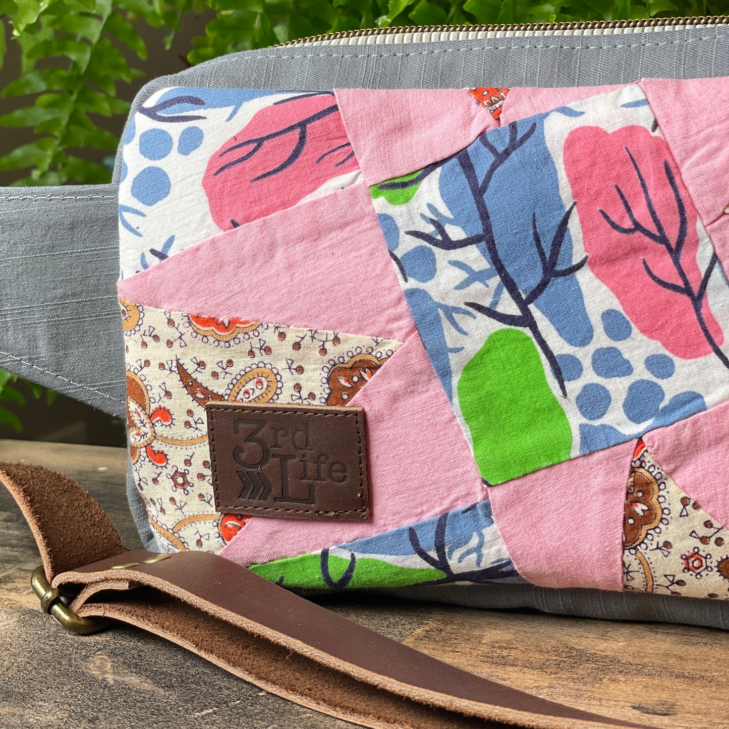 Upcycled Quilt Fanny Pack