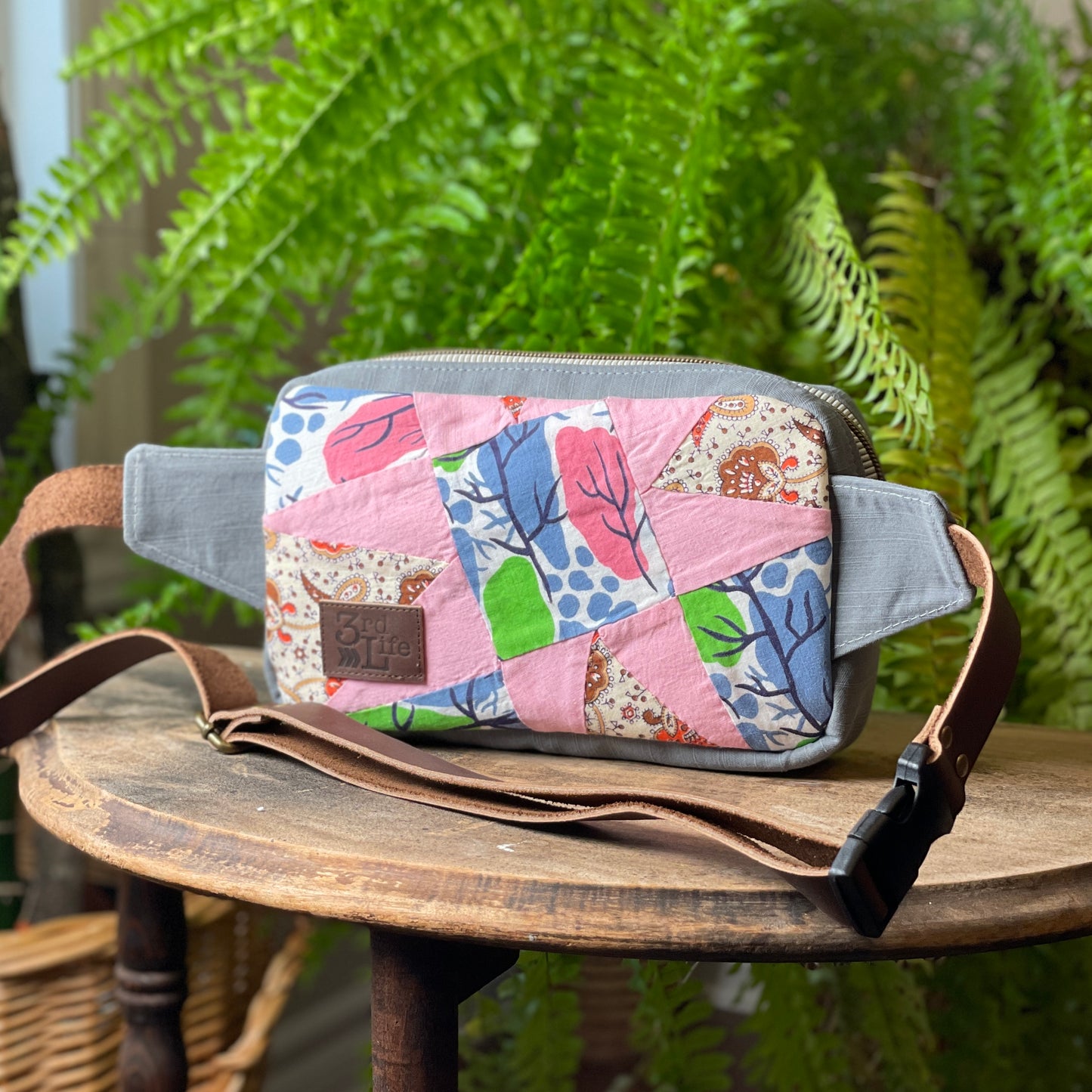 Upcycled Quilt Fanny Pack