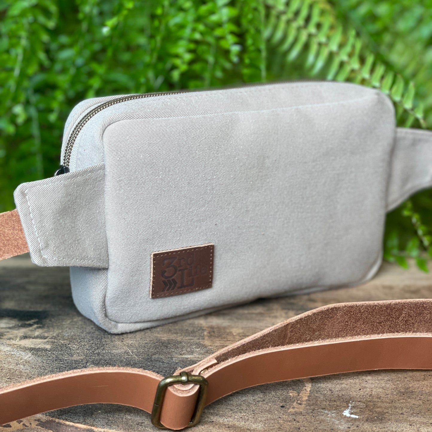 Embroidered Flowers Fanny Pack