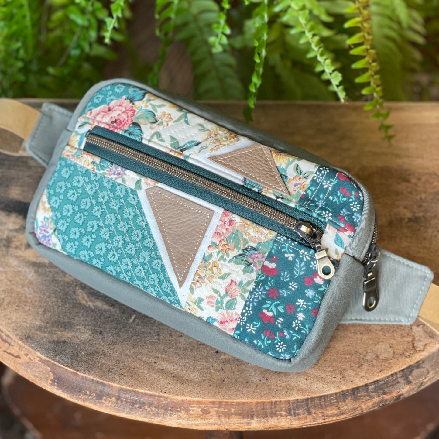 Upcycled Quilt Fanny Pack