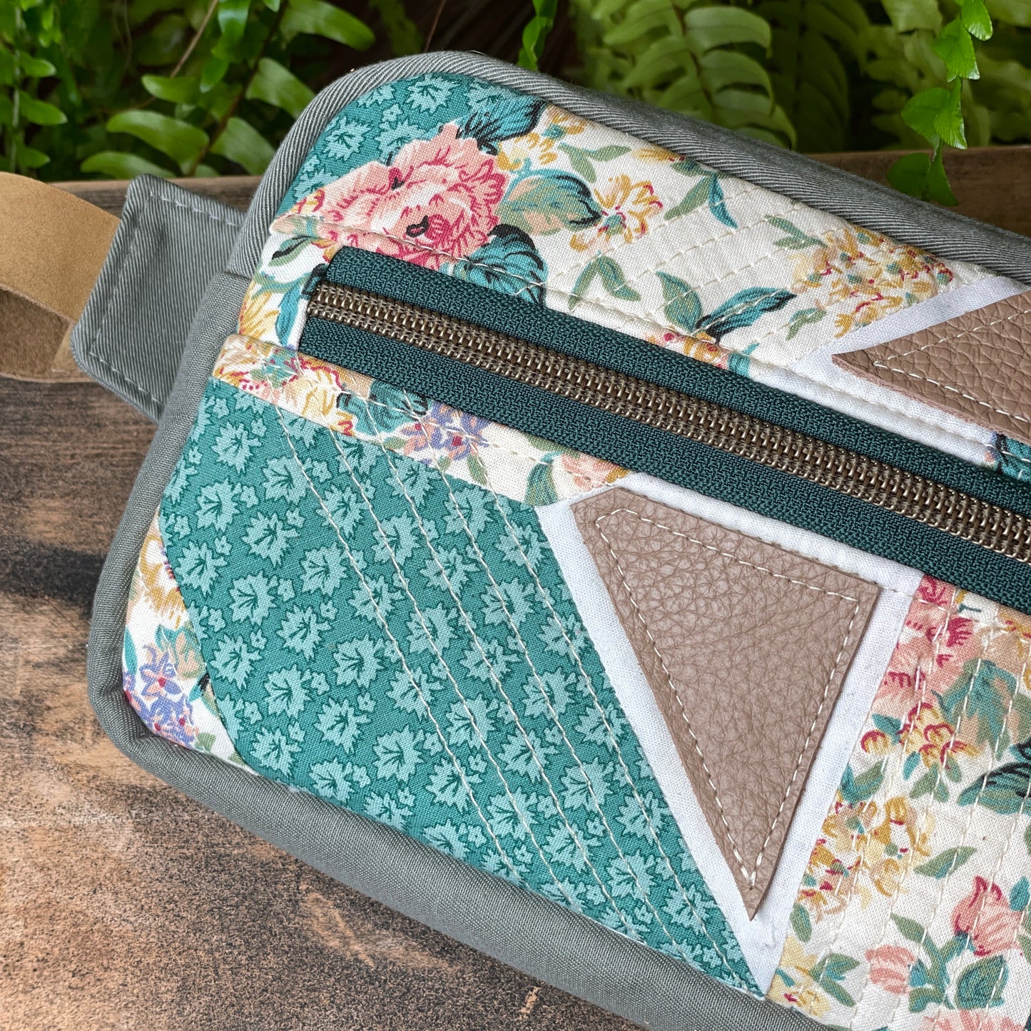 Upcycled Quilt Fanny Pack