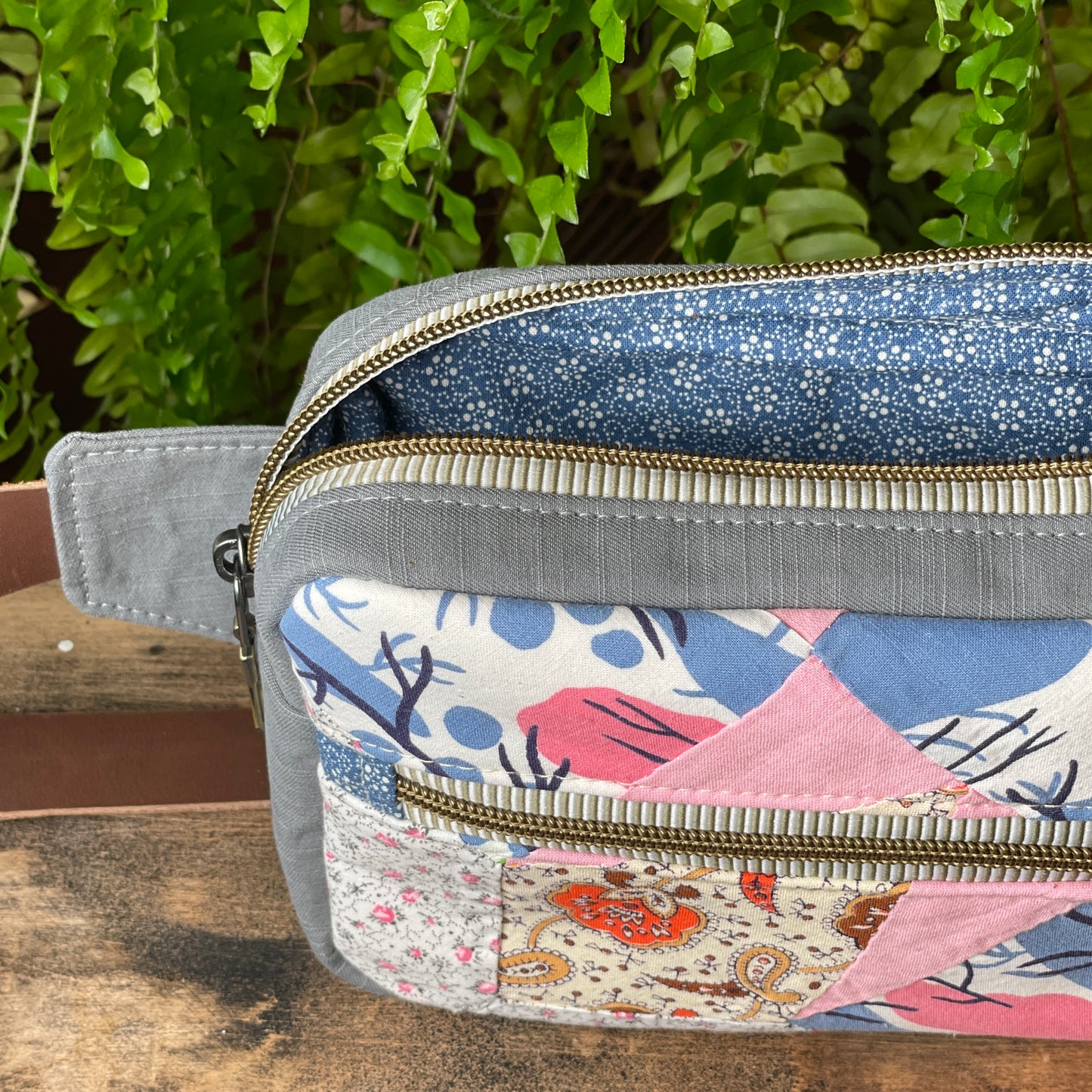 Upcycled Quilt Fanny Pack
