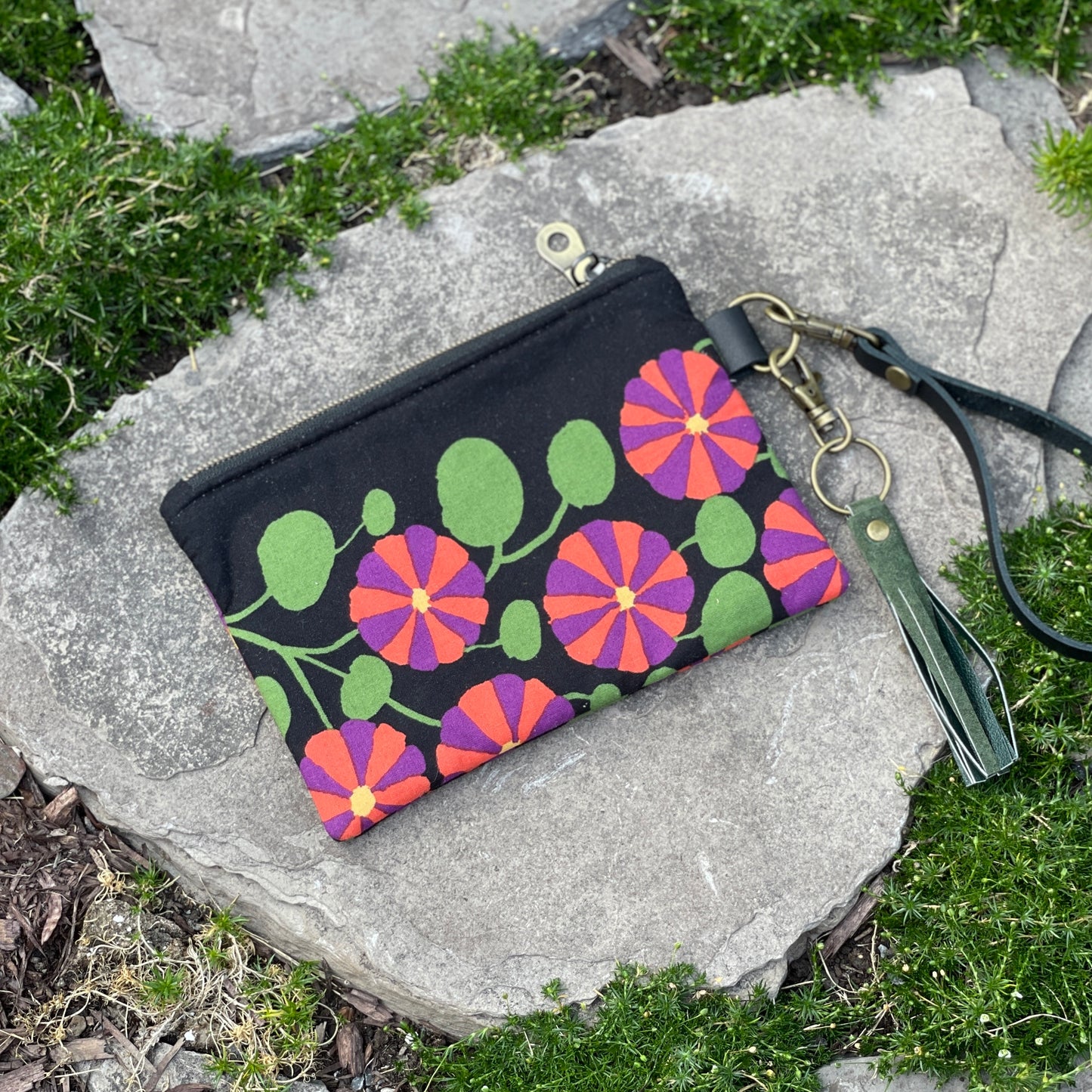 Fun Flowers Zippered Pouch