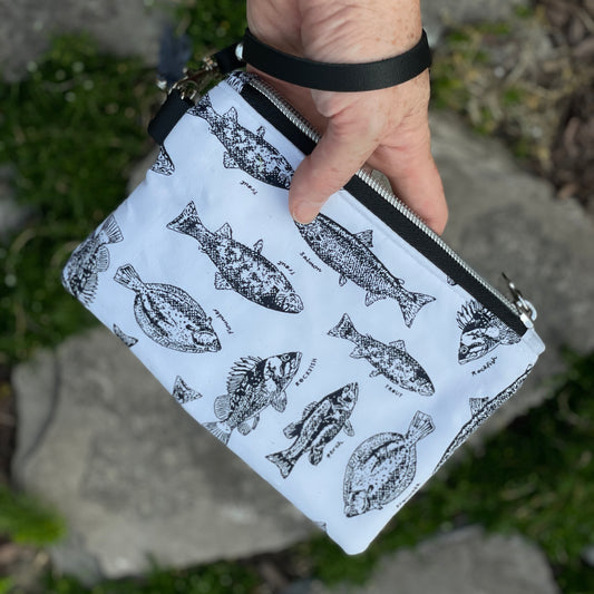 Fishy Zippered Pouch