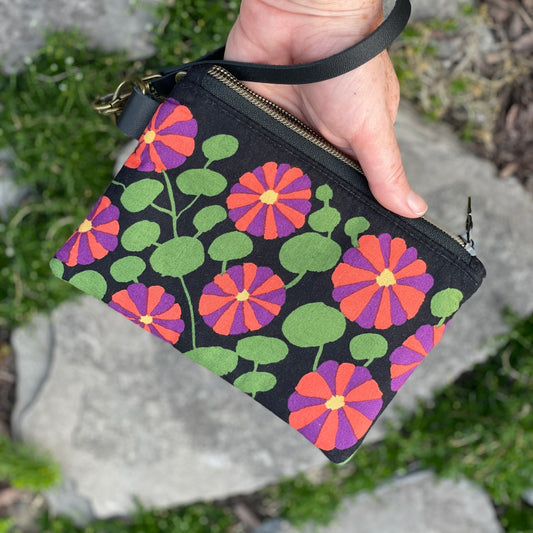 Fun Flowers Zippered Pouch