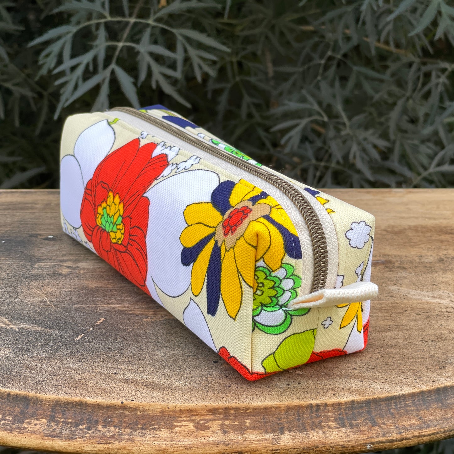 Boxy Pencil Case - Flower Power