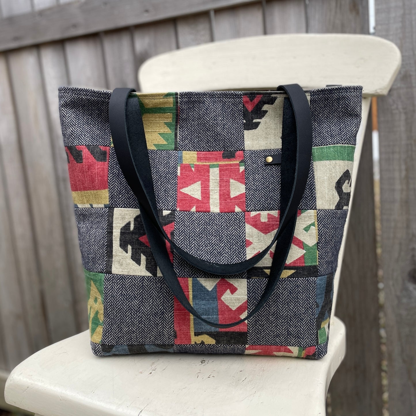 Patchwork Squares - Shoulder Bag