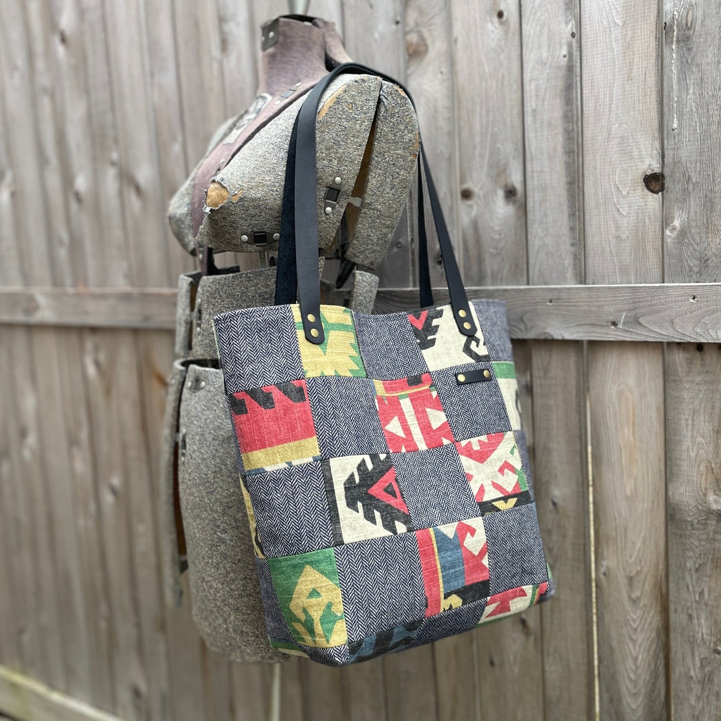 Patchwork Squares - Shoulder Bag