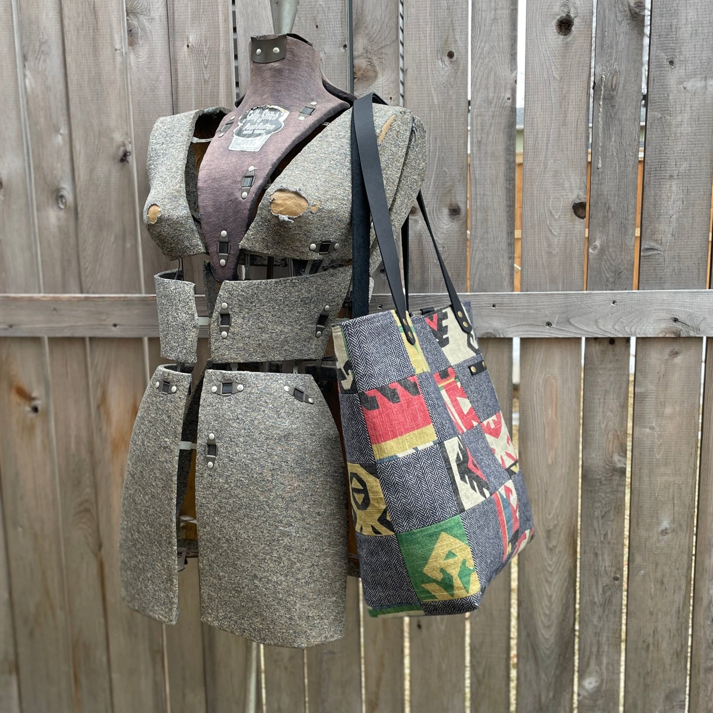 Patchwork Squares - Shoulder Bag