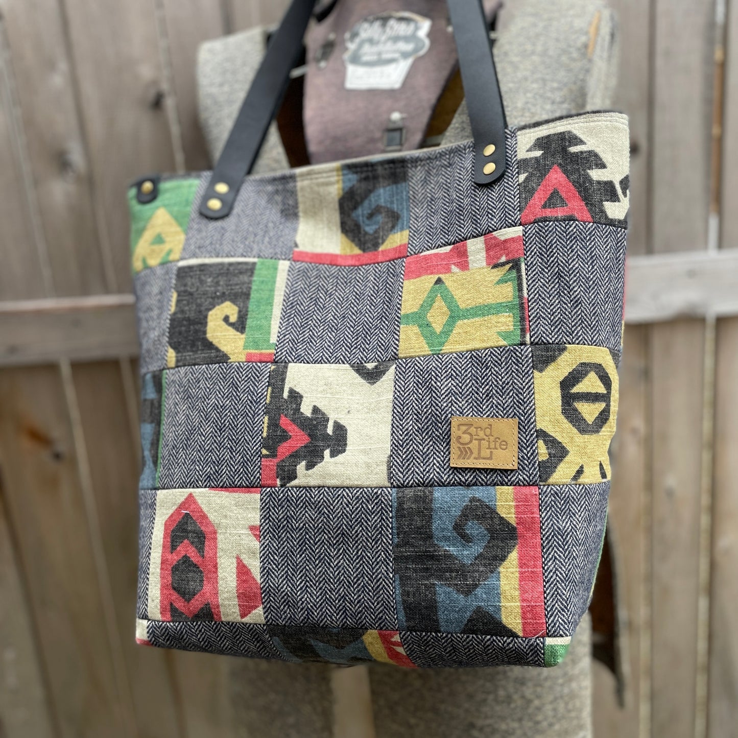 Patchwork Squares - Shoulder Bag