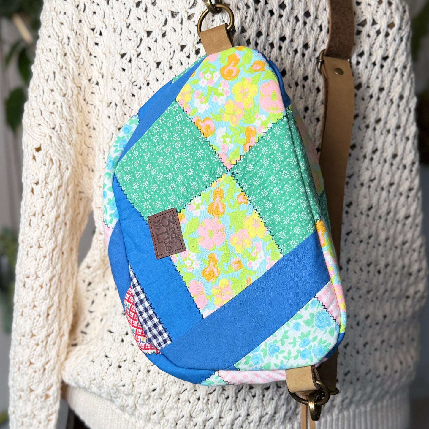 Upcycled Quilt Bag - Patch Work 5