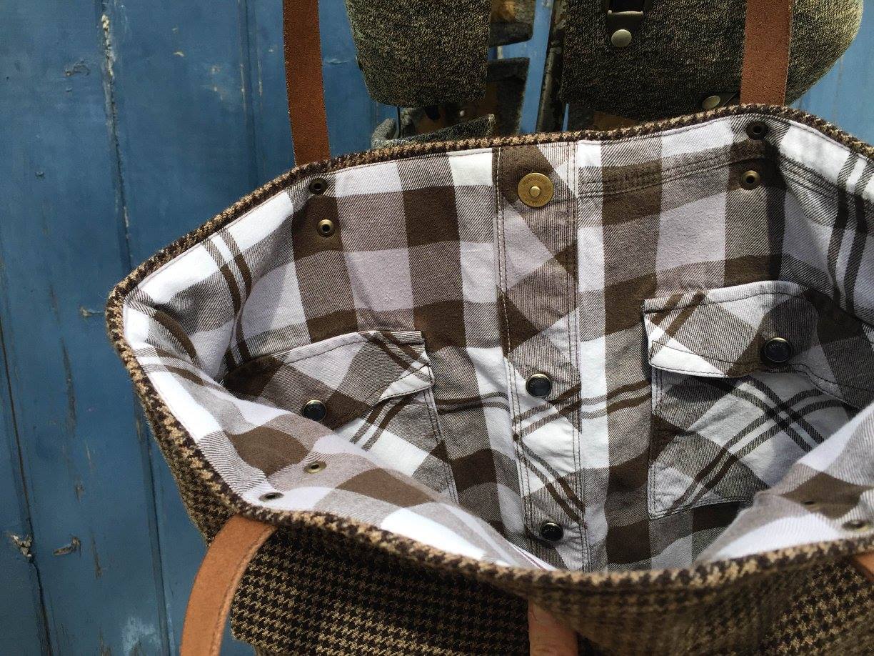 Custom Suit Tote Bag - Made from your own suit