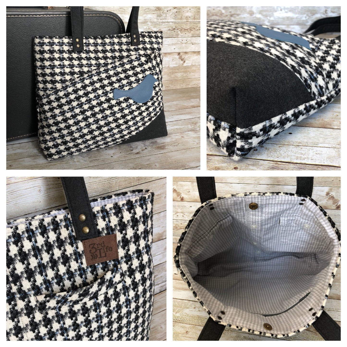 Custom Suit Tote Bag - Made from your own suit