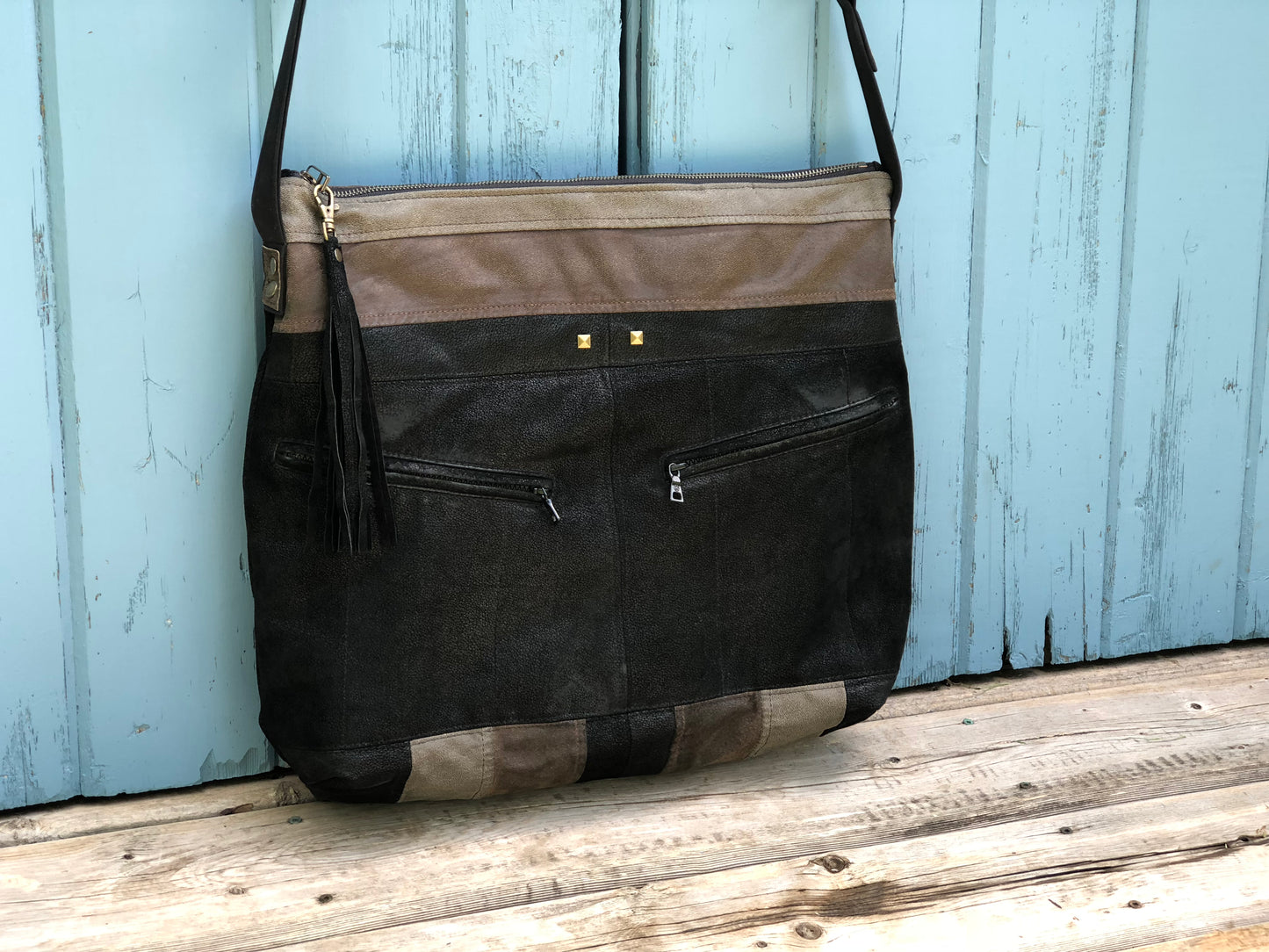 Custom Leather Jacket Bag - Made from your own jacket