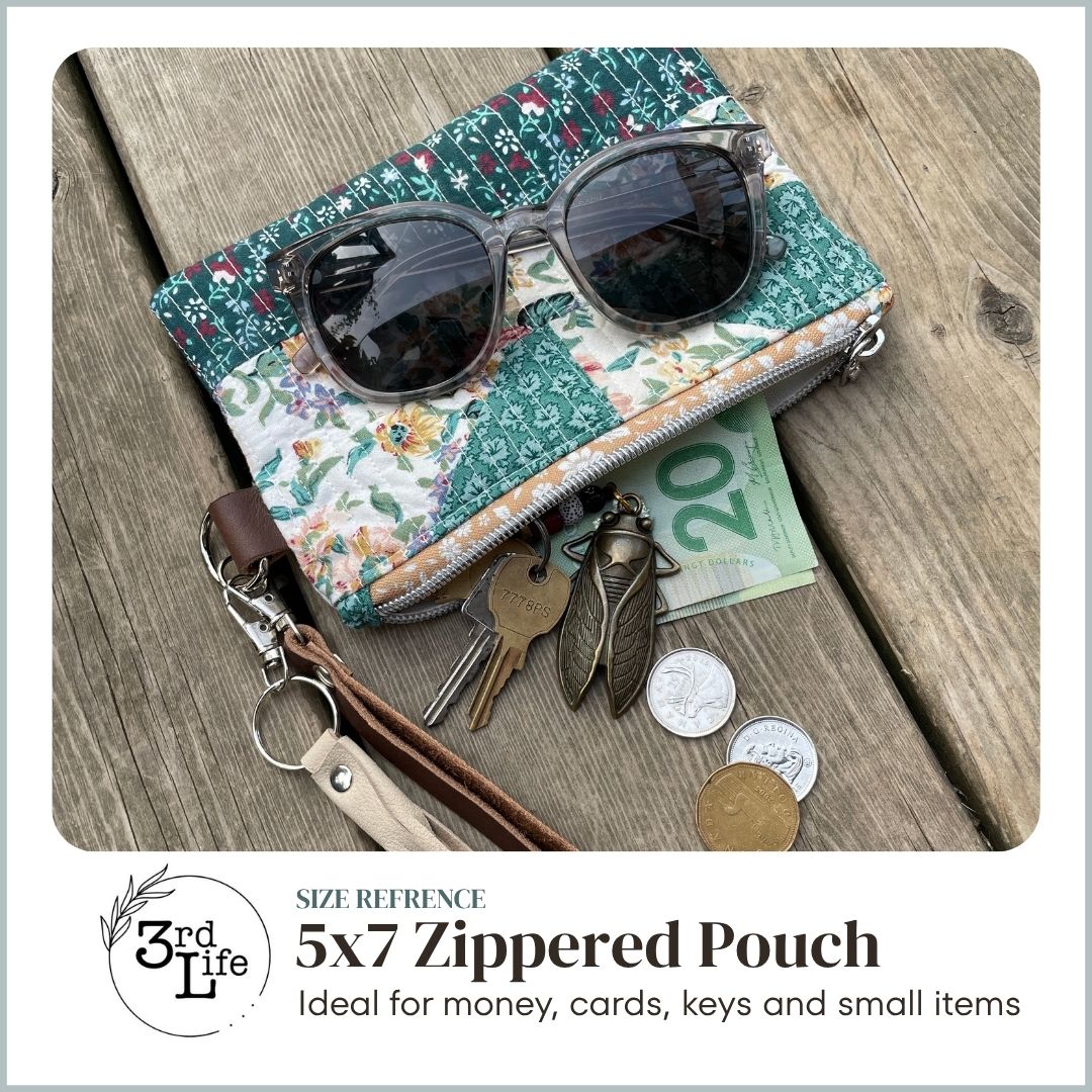 Fun Flowers Zippered Pouch