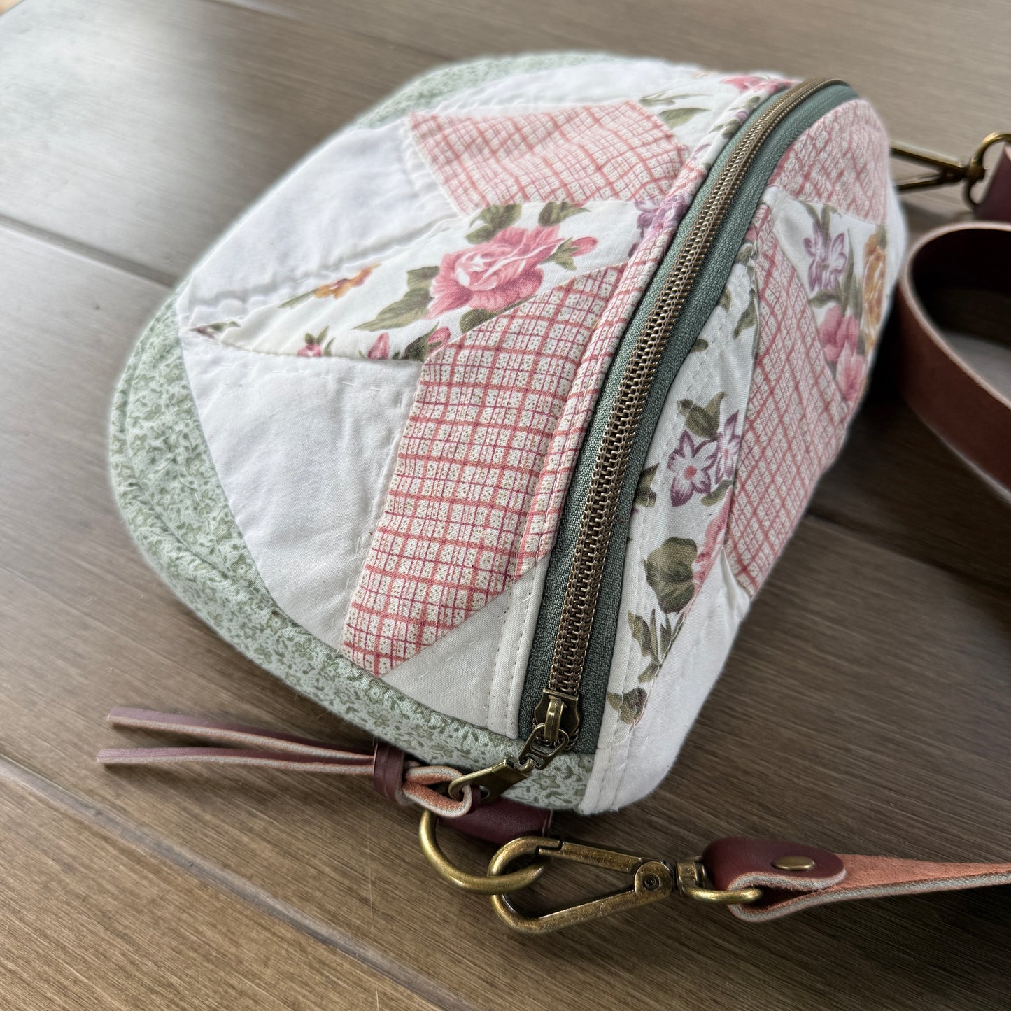 Upcycled Quilt Bag - Cotton Candy Star 3