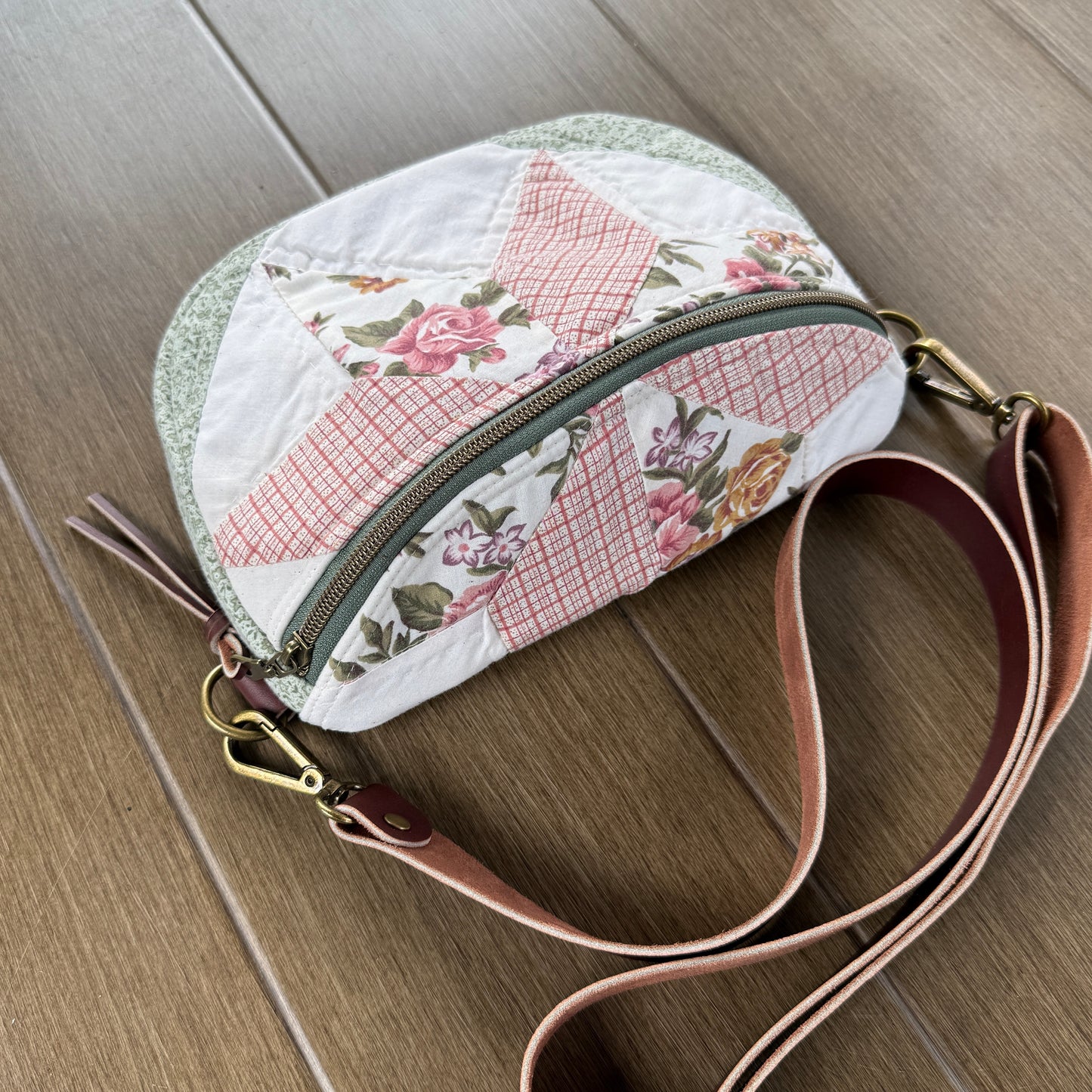 Upcycled Quilt Bag - Cotton Candy Star 3