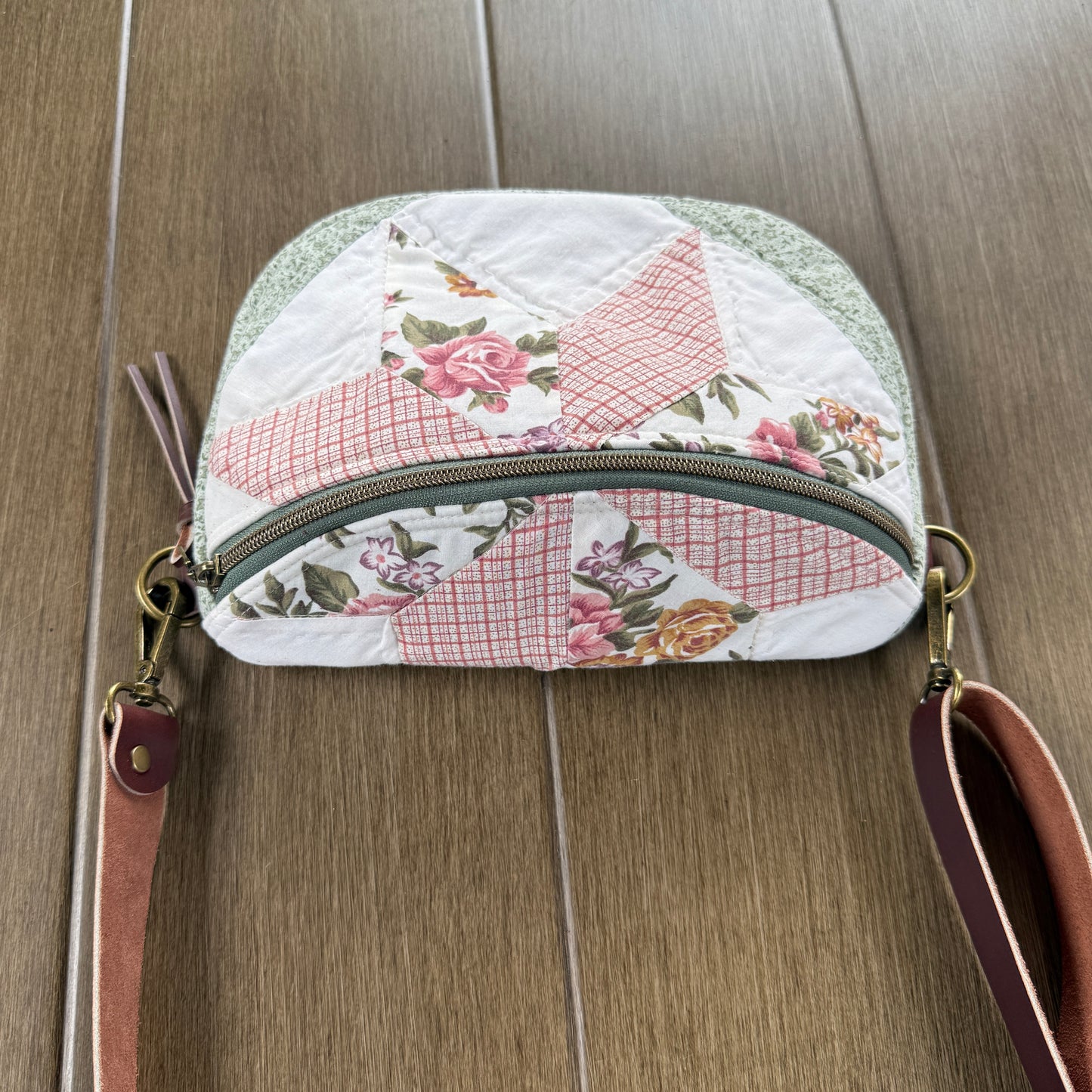 Upcycled Quilt Bag - Cotton Candy Star 3