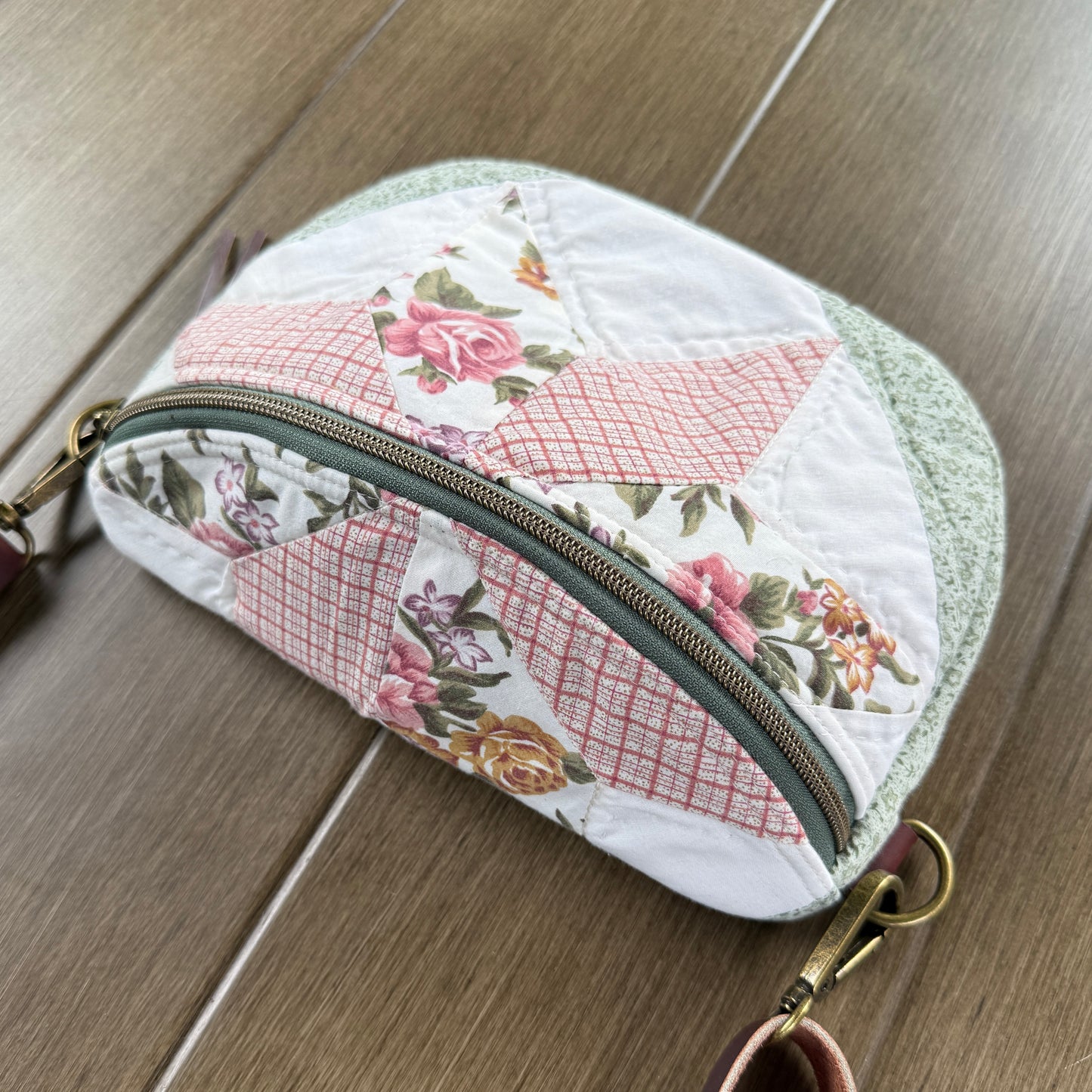 Upcycled Quilt Bag - Cotton Candy Star 3