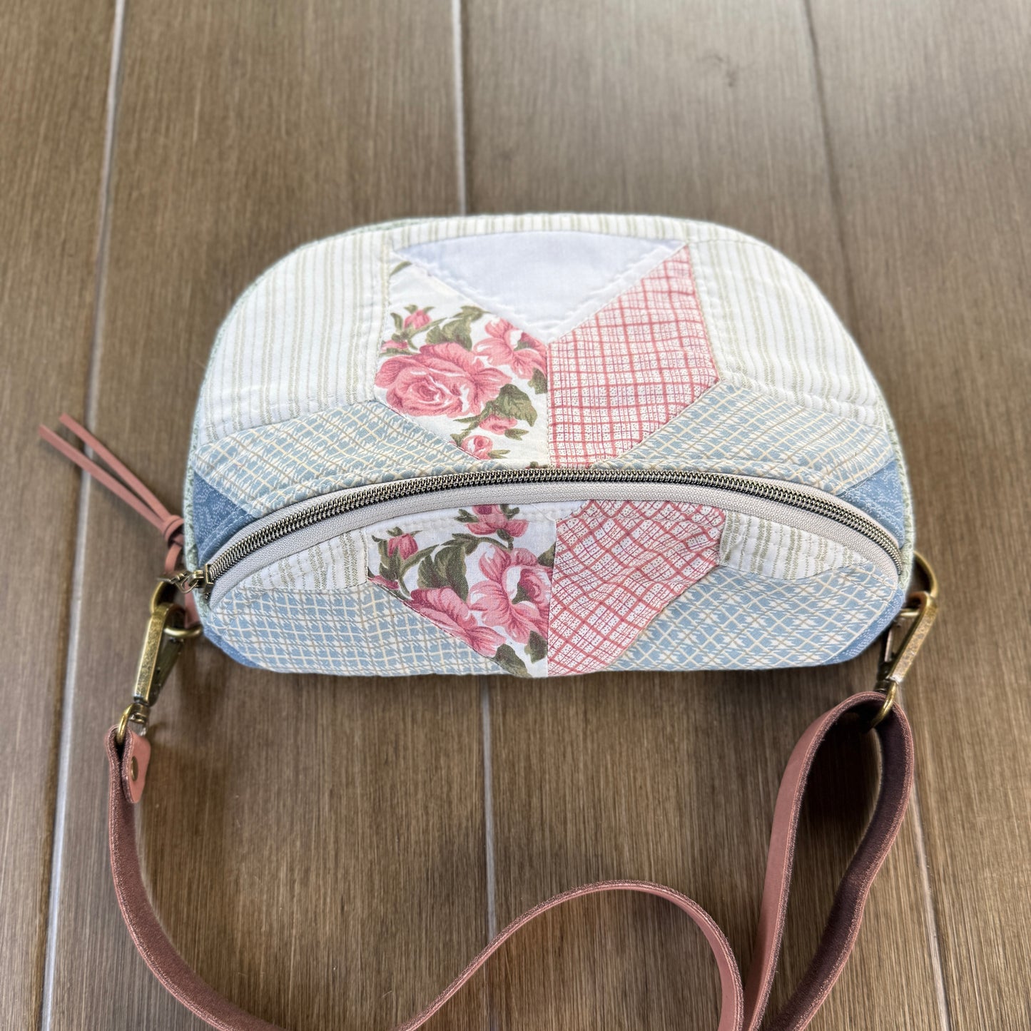 Upcycled Quilt Bag - Cotton Candy Star 4