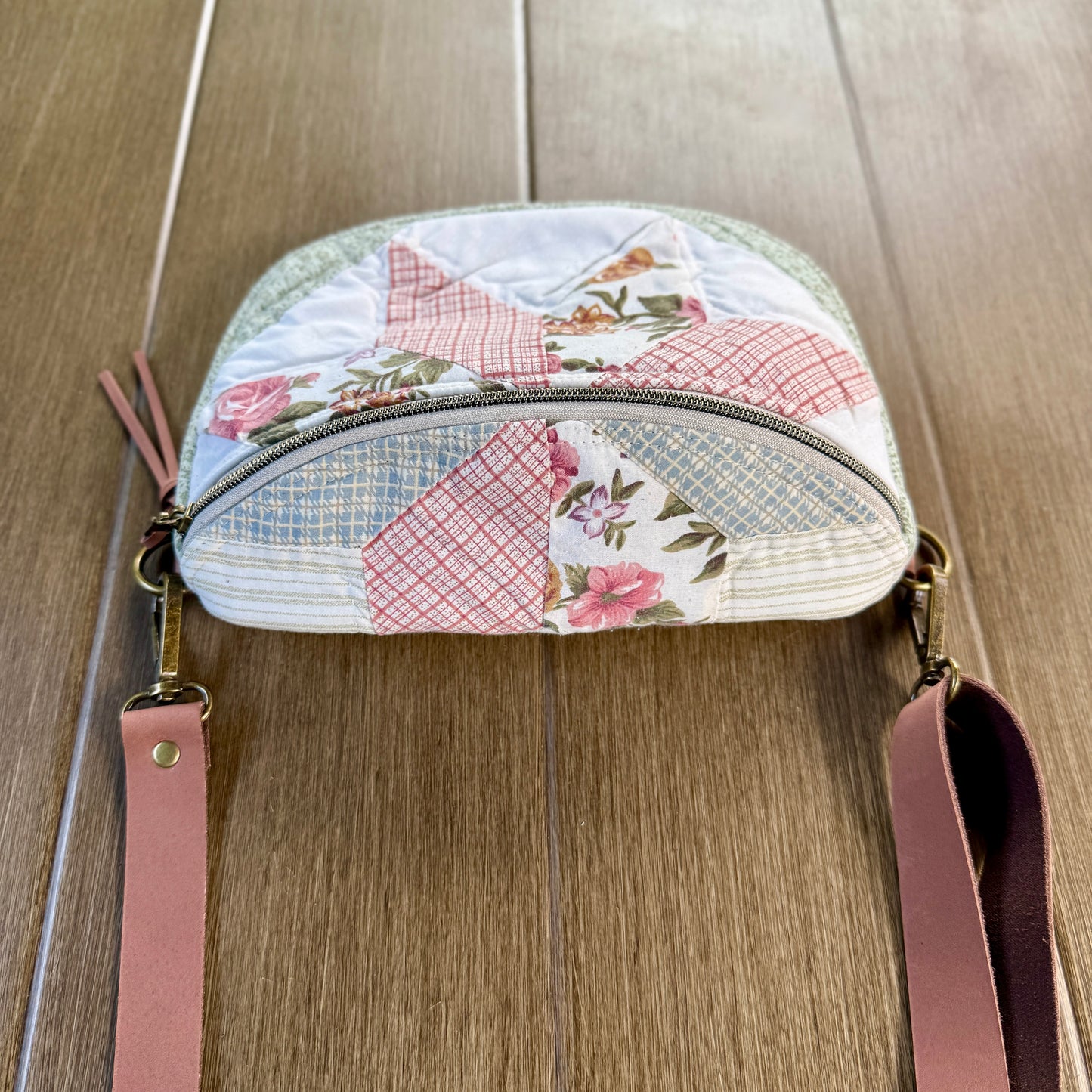 Upcycled Quilt Bag - Cotton Candy Star 5