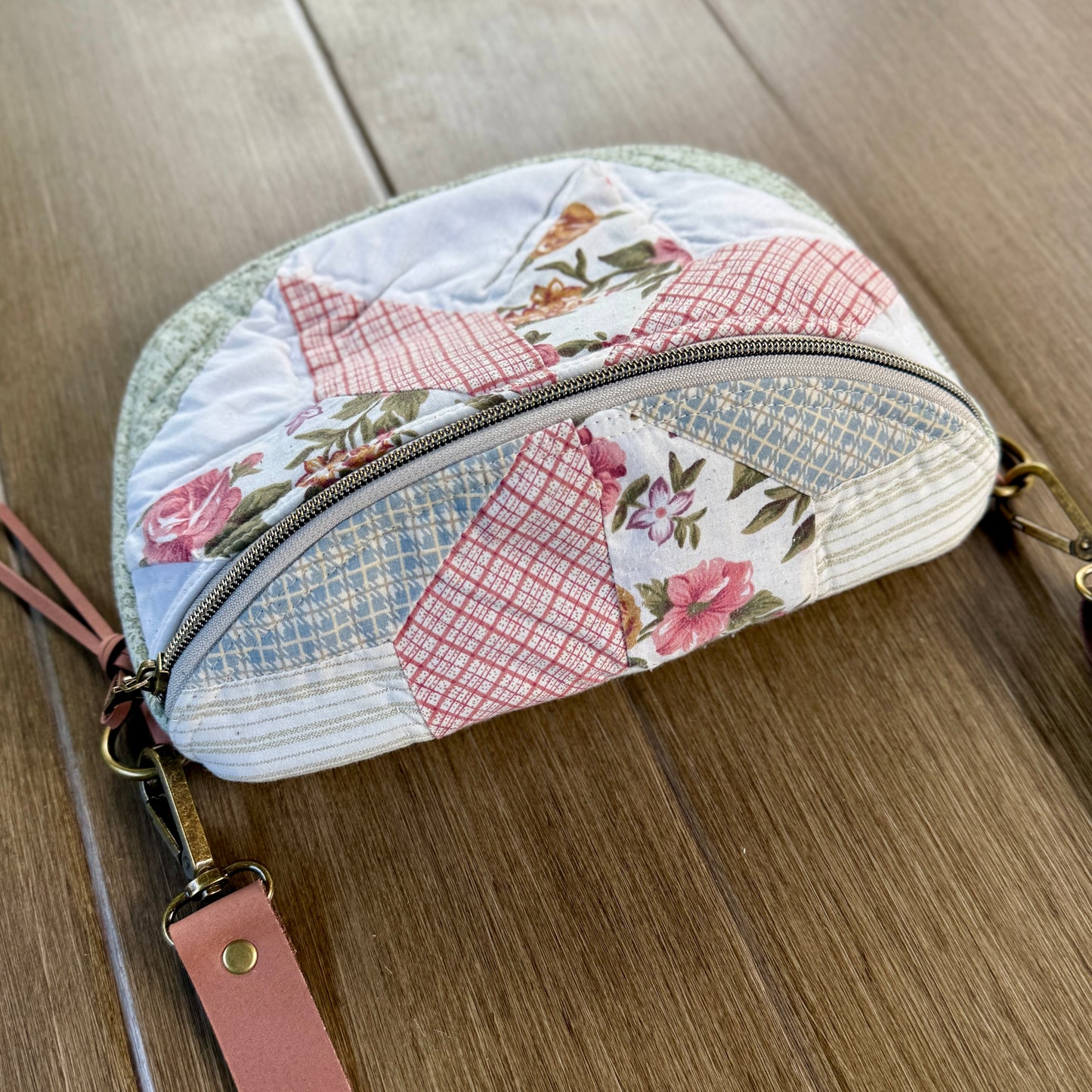 Upcycled Quilt Bag - Cotton Candy Star 5