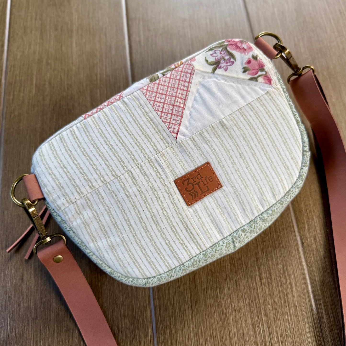 Upcycled Quilt Bag - Cotton Candy Star 5