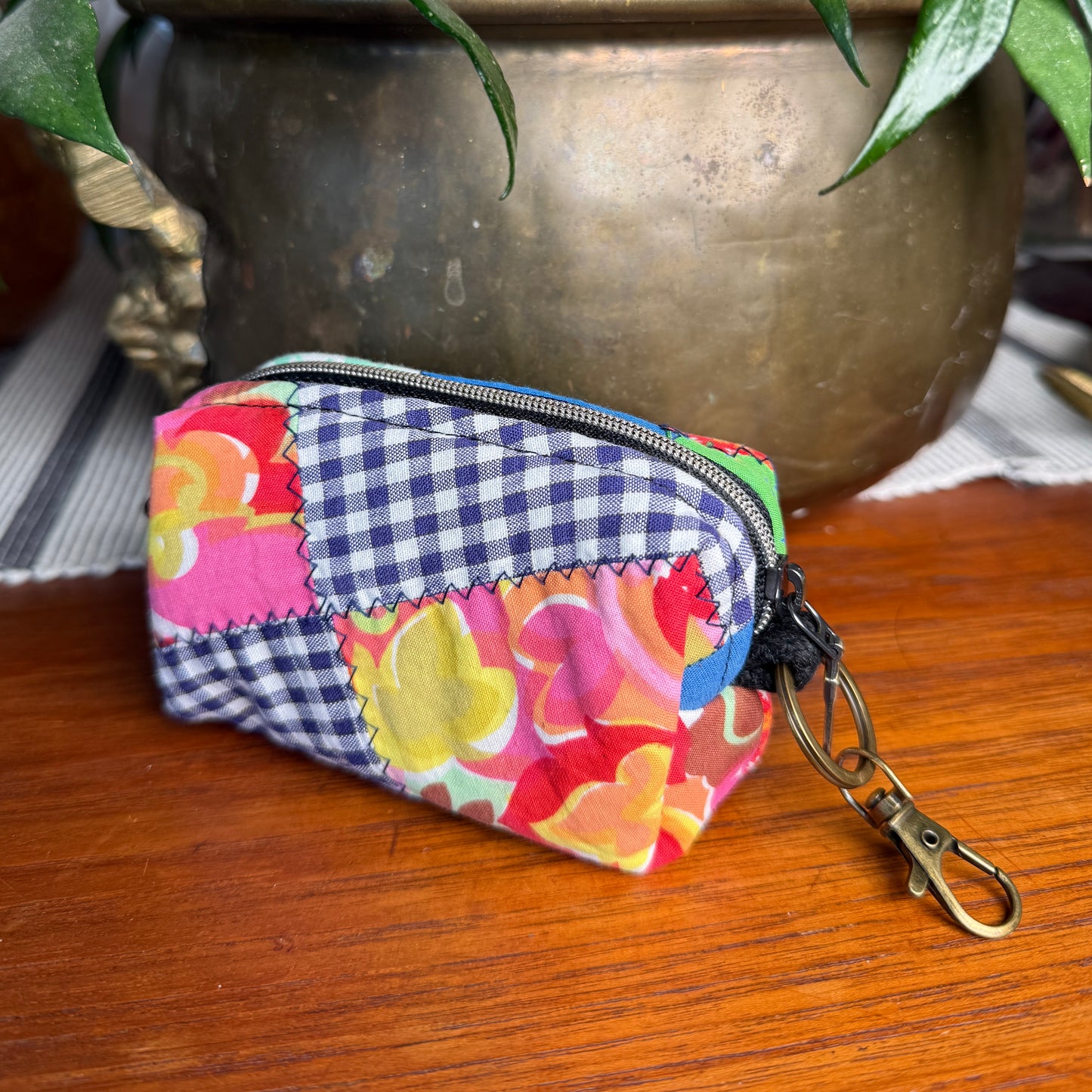 Clip on Pouch - Patchwork Picnic