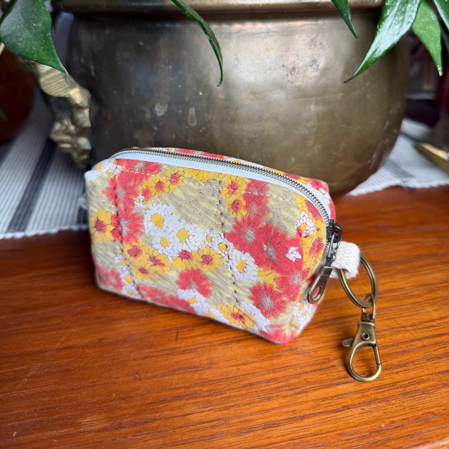 Clip on Pouch - Sunflowers