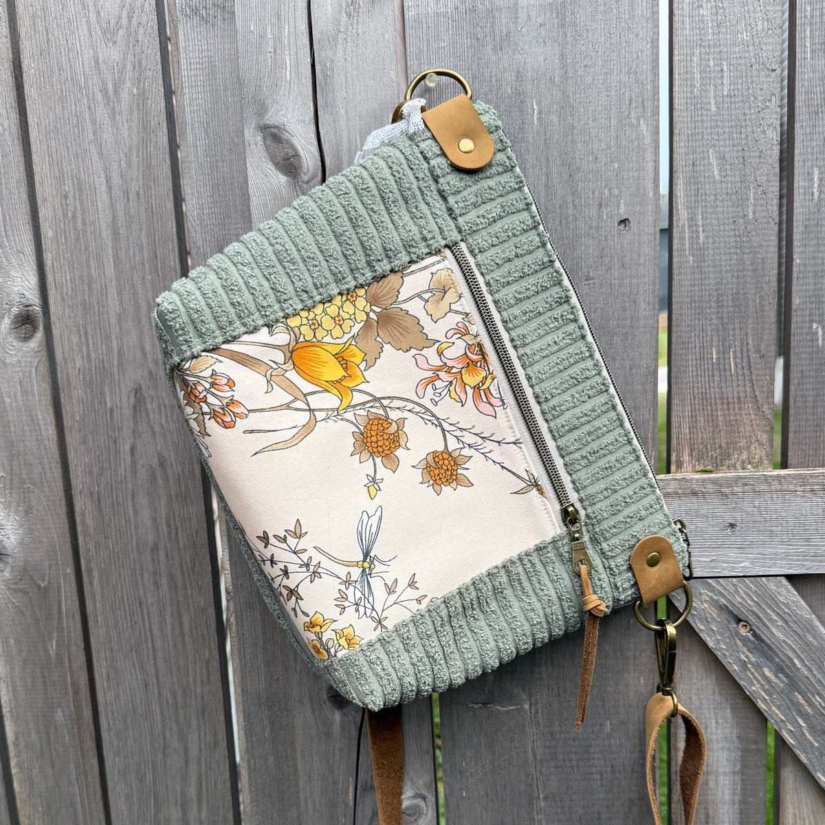 Dragonfly Dreamer, Corduroy Crossbody