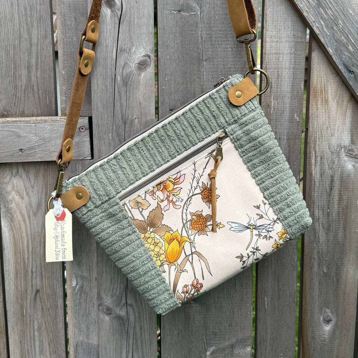 Dragonfly Dreamer, Corduroy Crossbody