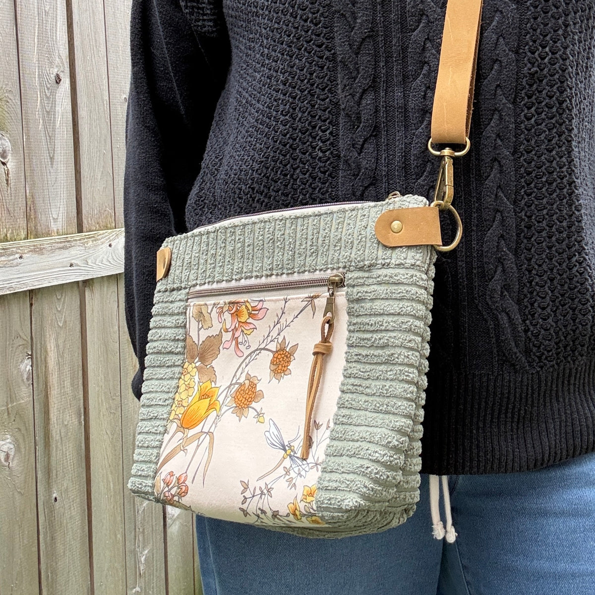 Dragonfly Dreamer, Corduroy Crossbody