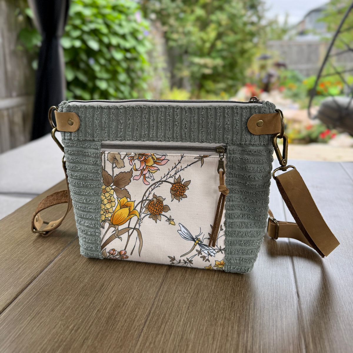 Dragonfly Dreamer, Corduroy Crossbody