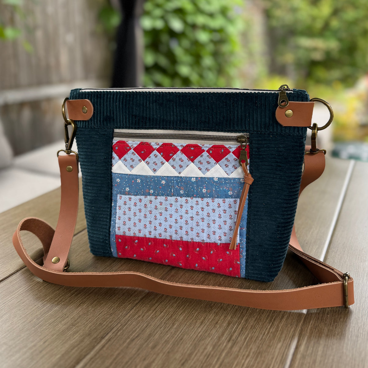 Cosy Calico, Corduroy Crossbody