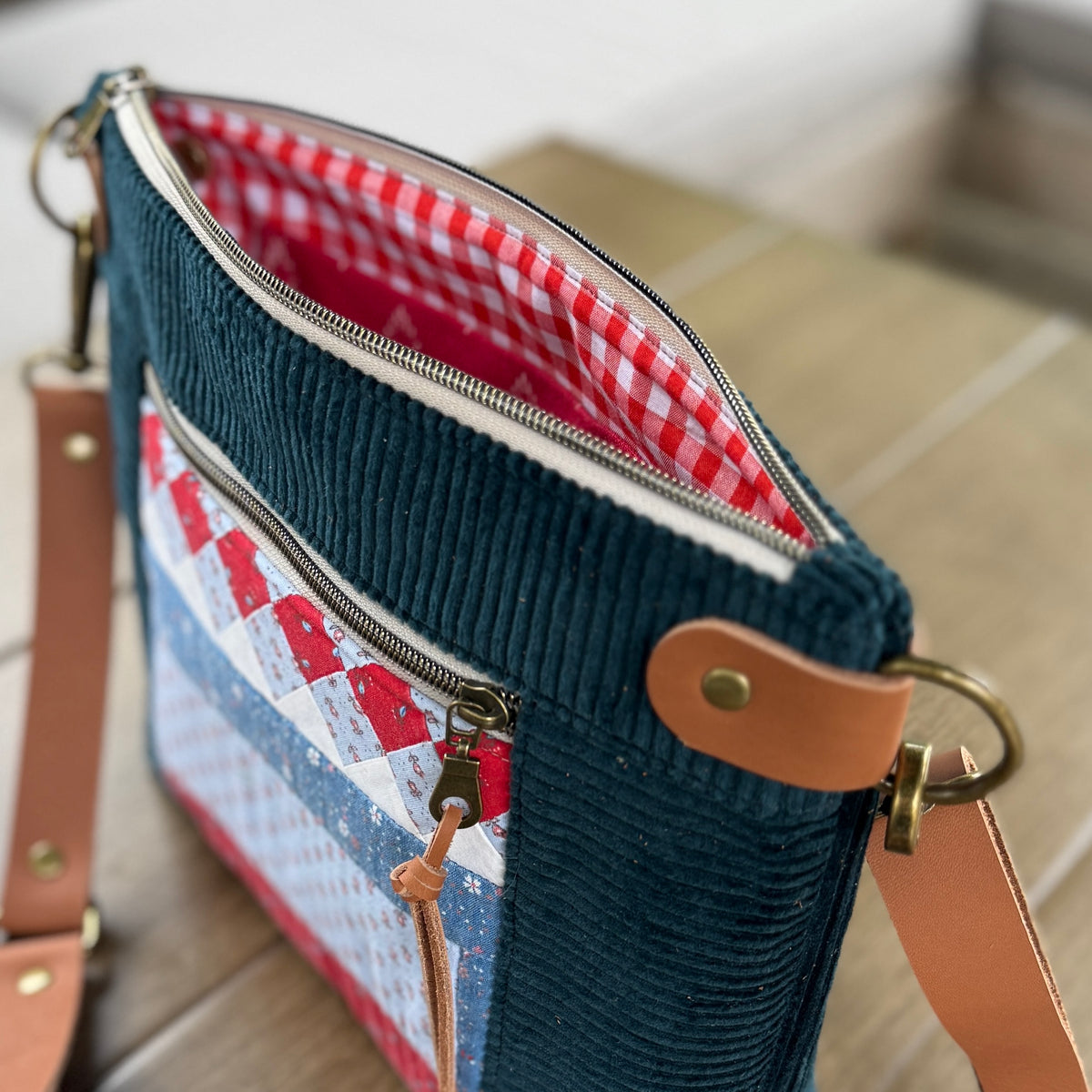 Cosy Calico, Corduroy Crossbody