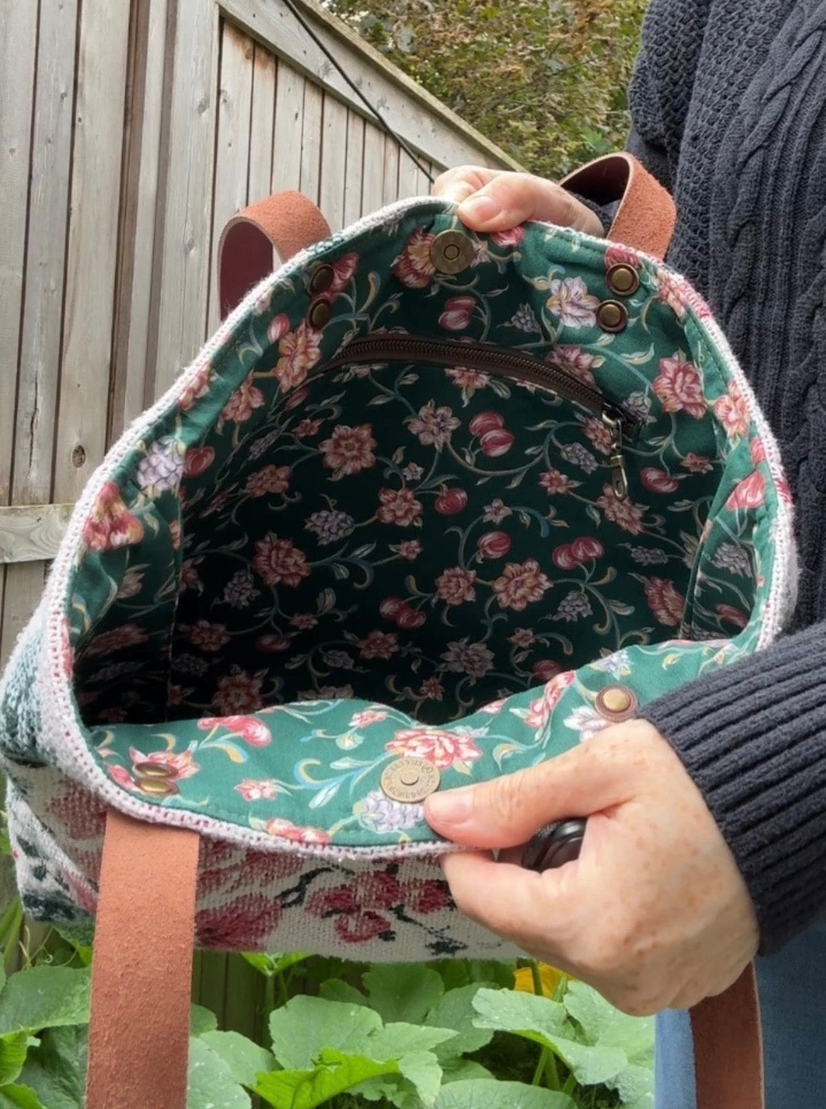 Cottage Rose, Tapestry Tote