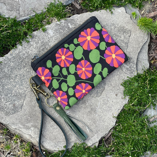 Fun Flowers Zippered Pouch