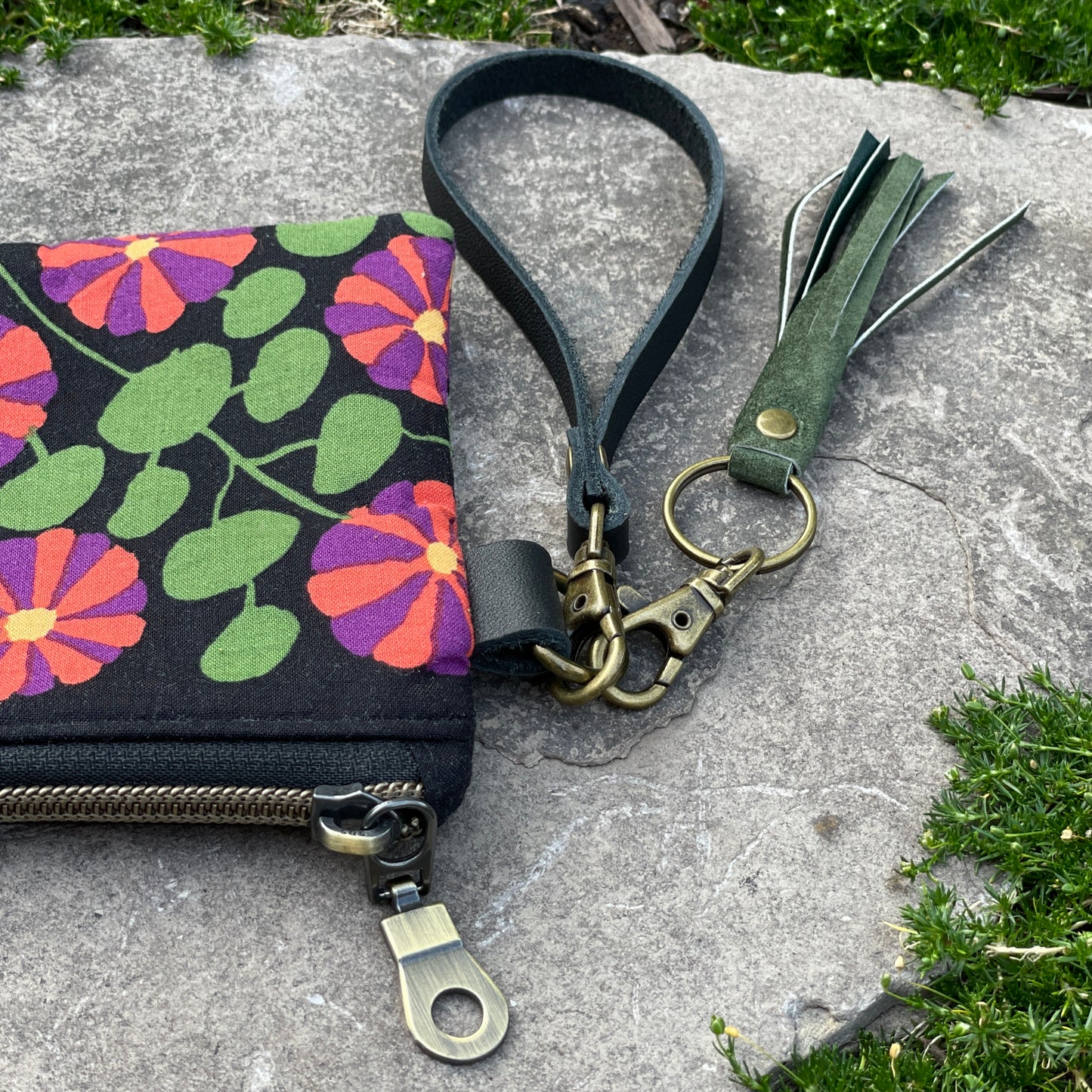 Fun Flowers Zippered Pouch