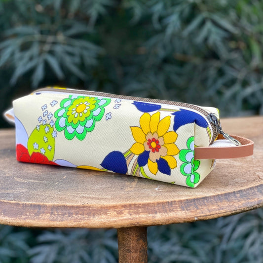 Boxy Pencil Case - Flower Power