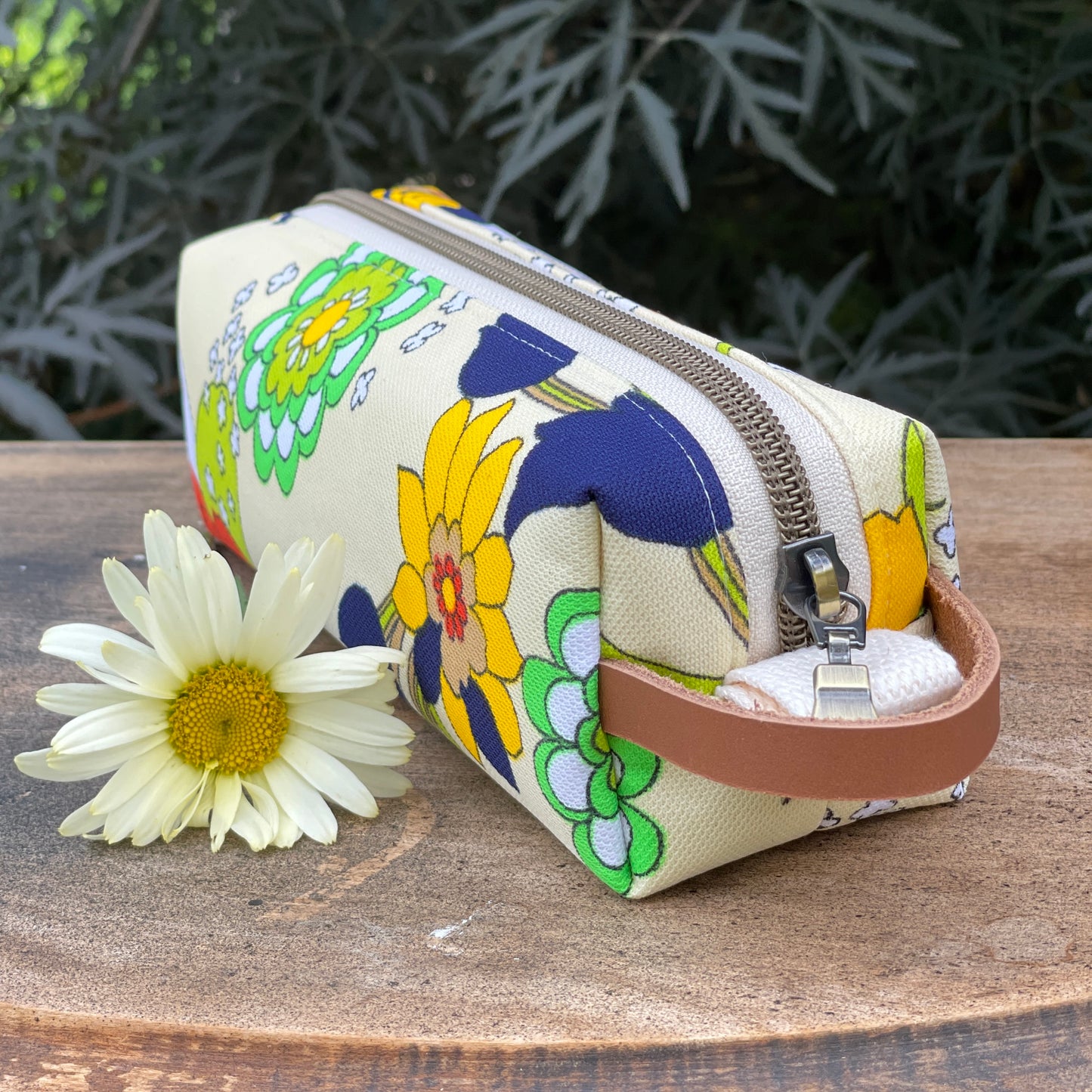 Boxy Pencil Case - Flower Power