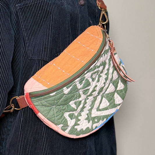 Upcycled Quilt Bag #6