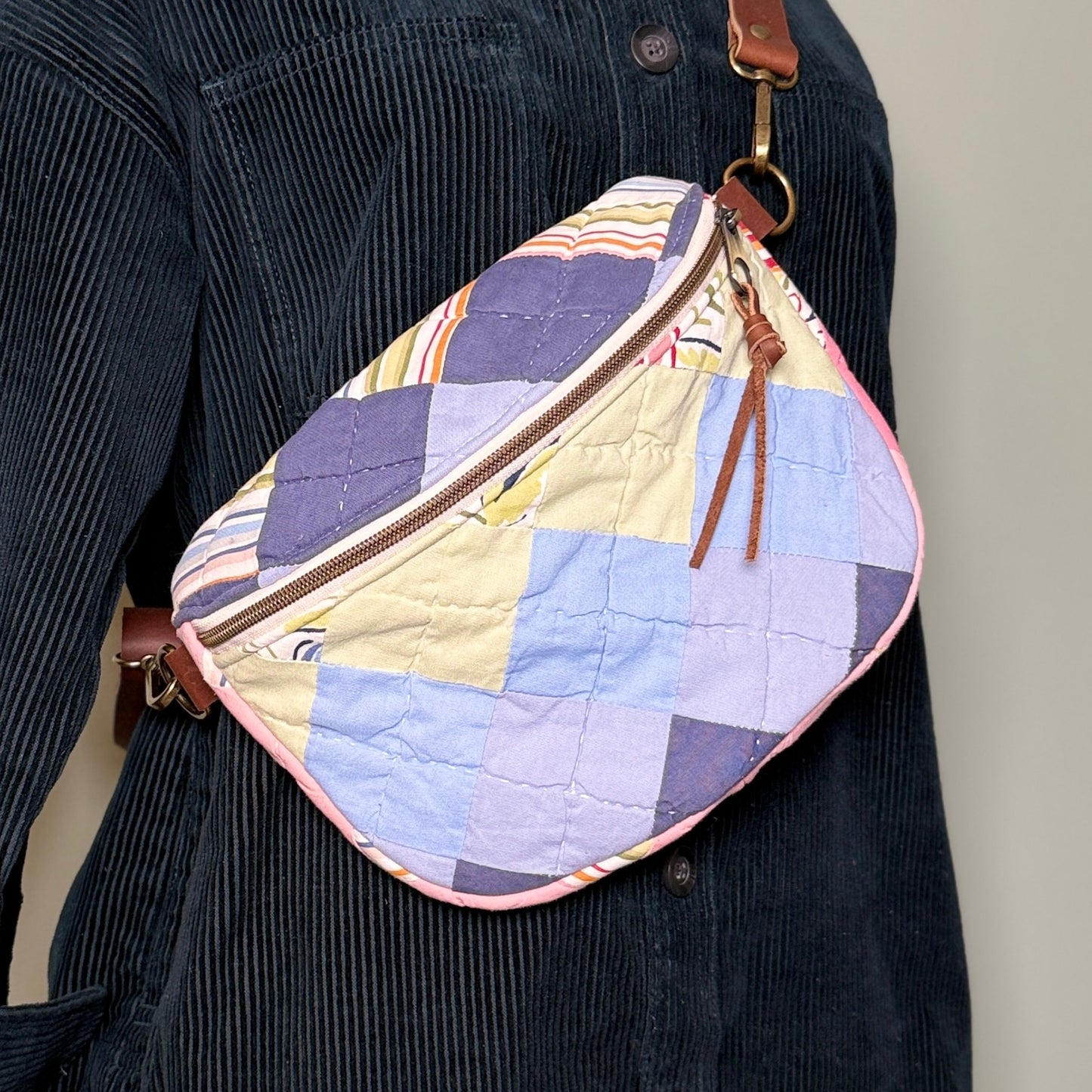 Upcycled Quilt Bag #7