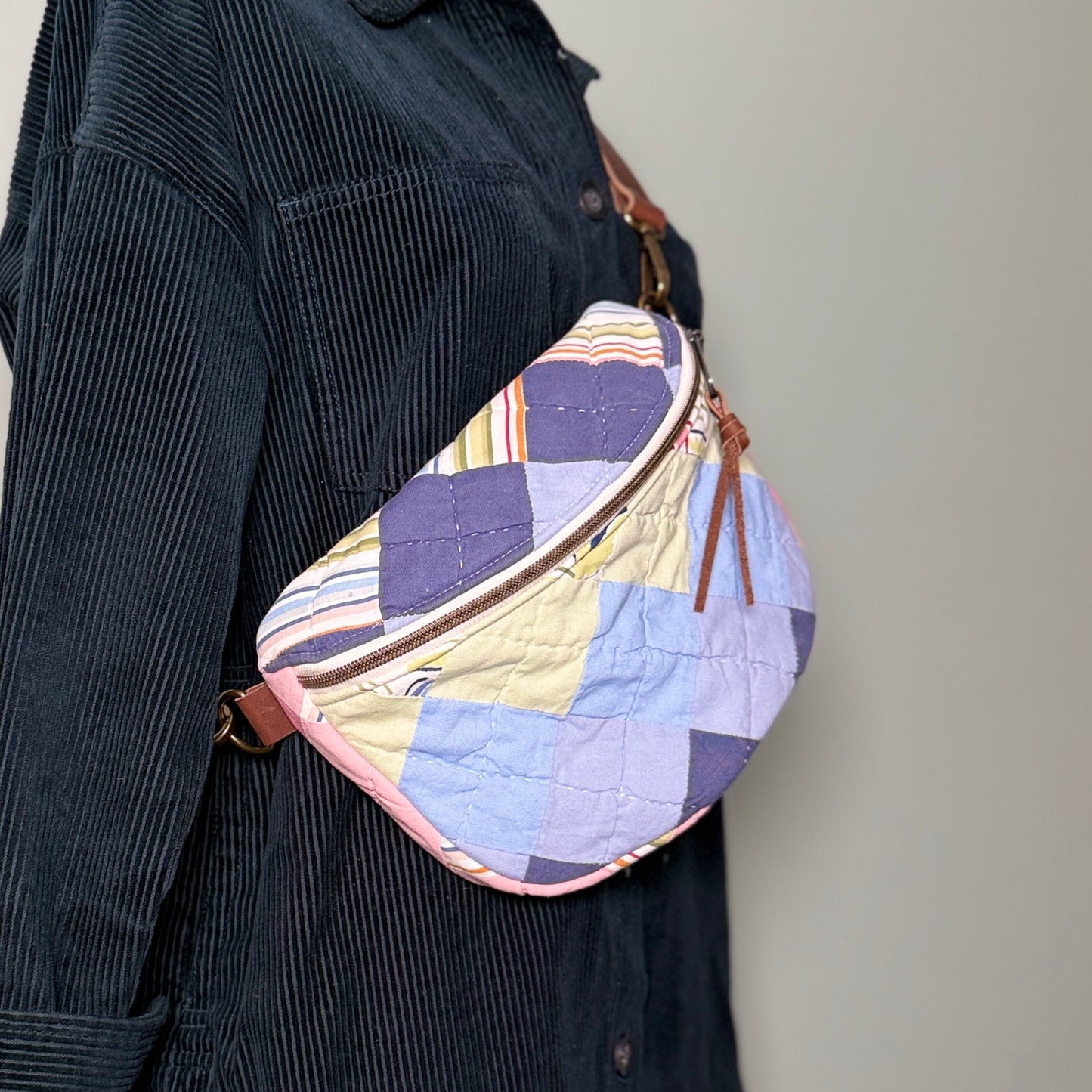 Upcycled Quilt Bag #7